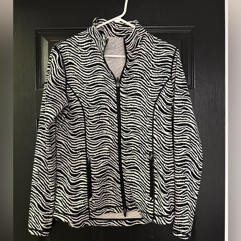 J.McLaughlin Athleisure Zip Up Jacket Size Medium